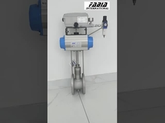 Высокотемпературный пневматический клапан дымовых газов