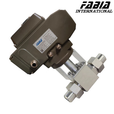 Electric High Pressure Ball Valve Two Way Butt Welding Ball Valve  1 2"  3/4"