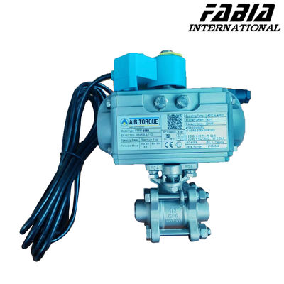 Butt Welding Pneumatic Valve Three Plate Stainless Steel Industrial Ball Valve