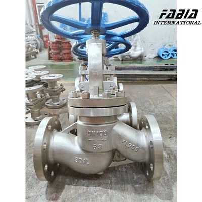 Cast Iron Globe Control Valve Compact Design For Metallurgy And Pulp And Paper Industry
