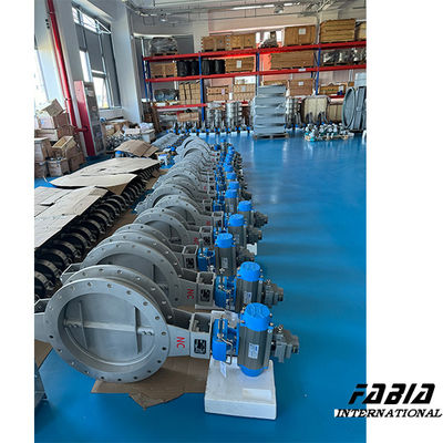 12 Inch Pneumatic Metal Seal Butterfly Valve BV Damper Tight Sealing For Power Station And Thermal Power Plant