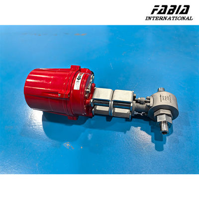 1100℃ Stainless Steel 310S High Temperature Ceramic Valve 2'' Electric adjustable Valve