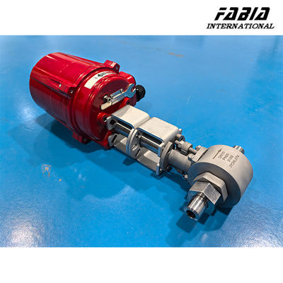 1100℃ Stainless Steel 310S High Temperature Ceramic Valve 2'' Electric adjustable Valve