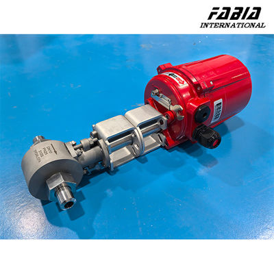 1100℃ Stainless Steel 310S High Temperature Ceramic Valve 2'' Electric adjustable Valve