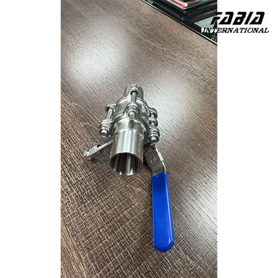 Manual Three-piece Ball Valve With Purge Port For Purging Reaction Vessels