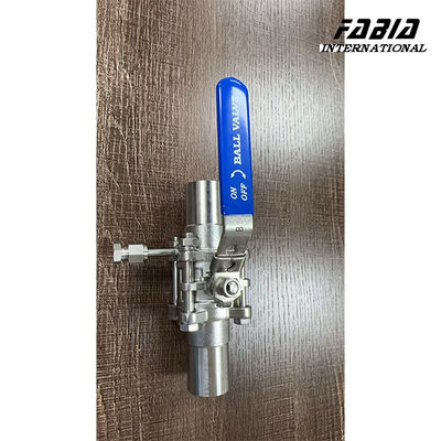 Manual Three-piece Ball Valve With Purge Port For Purging Reaction Vessels