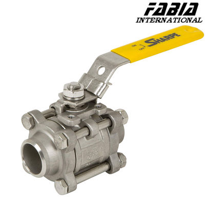 Stainless Steel Ball Valve Three-Piece Ball Valve High Pressure Resistance For Oil and Gas Industry