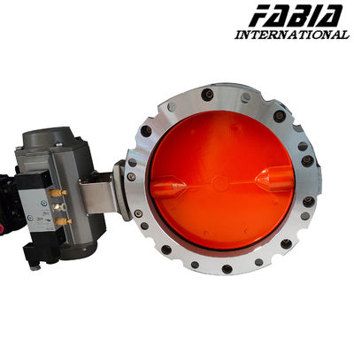 aluminum alloy Powder dust Butterfly Valve wafer type Dust-Tight Design for Mining and Cement Production