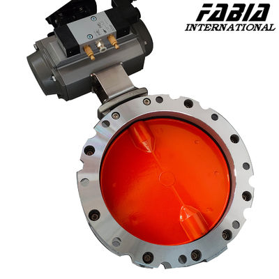 aluminum alloy Powder dust Butterfly Valve wafer type Dust-Tight Design for Mining and Cement Production