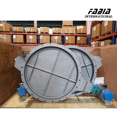 DN500 Пневматический морской клапан BV для бабочек Высокотемпературный клапан Снижение выбросов высокой эффективности