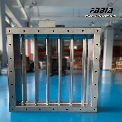 500*500 Stainless Steel Louver Valve Precise Flow Control For Dust Collection And Filtration Systems