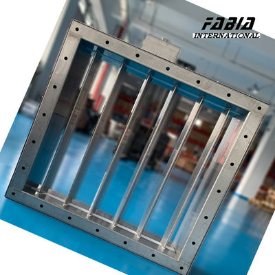 500*500 Stainless Steel Louver Valve Precise Flow Control For Dust Collection And Filtration Systems