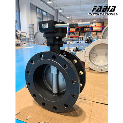DN200 Worm Gear Ручная нержавеющая сталь высокопроизводительный двойной эксцентрический клапан бабочки клапан воды