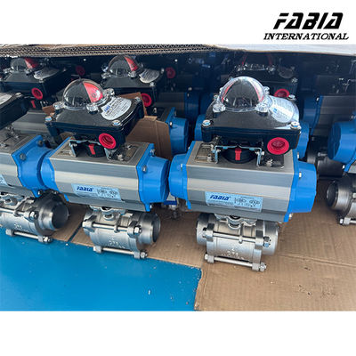 Pneumatic Air Control Valve Butt-Weld Air Ball Valve Control Valve Versatile Applications