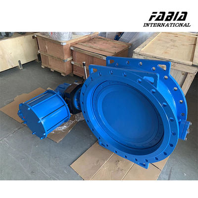 16 Inch Forklift Pneumatic Hard Seal Butterfly Valve For Petrochemical Industry