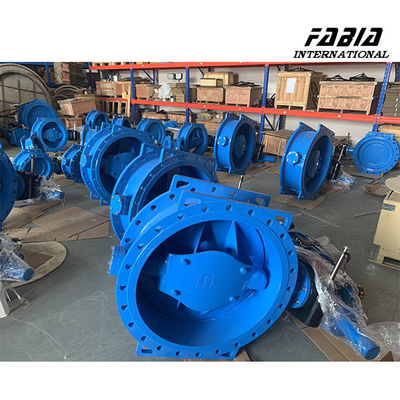 16 Inch Forklift Pneumatic Hard Seal Butterfly Valve For Petrochemical Industry
