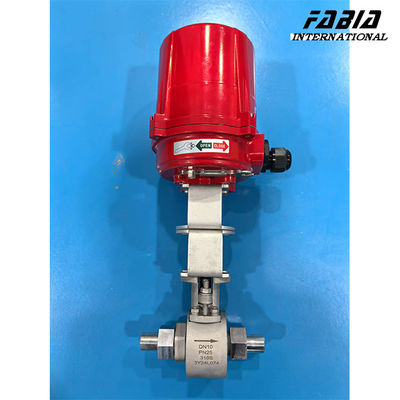 1100℃ Stainless Steel 310S High Temperature Ceramic Valve 2'' Electric adjustable Valve