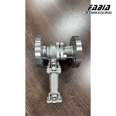 DN25 316L Двухчастный шаровой клапан фланцевый соединение высокая температура высокая платформа ISO